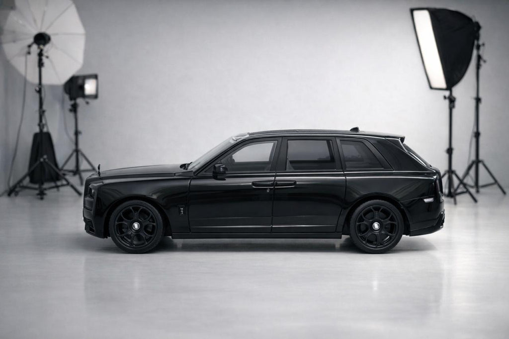 Luxury Rolls-Royce Style Bluetooth Speaker with LED Headlights