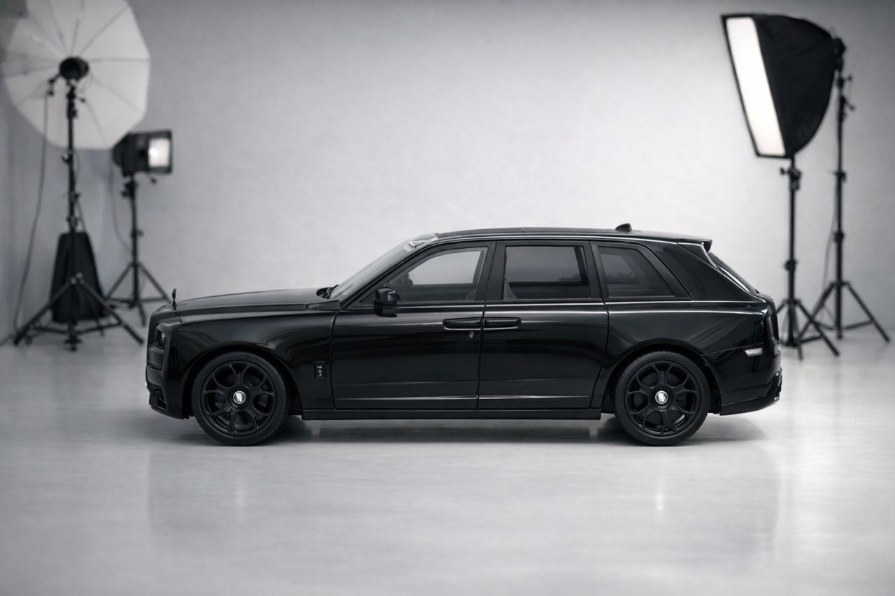 Luxury Rolls-Royce Style Bluetooth Speaker with LED Headlights