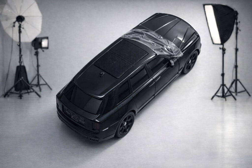 Luxury Rolls-Royce Style Bluetooth Speaker with LED Headlights